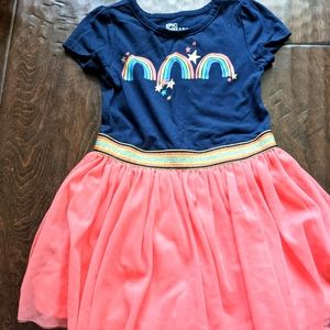 Short sleeved tulle dress size 2T
